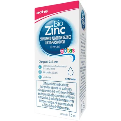 Biozinc 10Mg Gotas Aché 15Ml